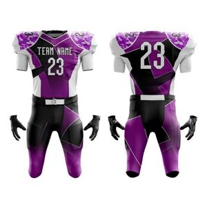 Ensemble d'uniformes de football américain personnalisés, respirant, maillot sublimé, pantalon court, imprimé, pour l'entraînement et les matchs, pour hommes, athlètes adultes - Product Image 6