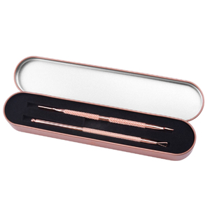 Herramienta Profesional de Doble Punta para Cutículas de Acero Inoxidable con Agarre Texturizado para Manicura y Cuidado de Uñas con Logotipo Personalizado - Product Image 3