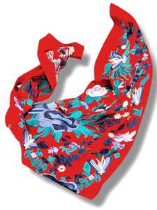 Best Quality Adult Women's <b>Long</b> Printed Cotton <b>Scarf</b> Custom Design Soft Fabric Breathable Lightweight Vibrant Fashion - Product Image 4