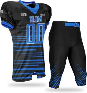 Camiseta personalizable de fútbol americano, Camiseta deportiva transpirable, manga corta, diseño impreso, camisetas sublimadas superiores al por mayor - Product Image 3