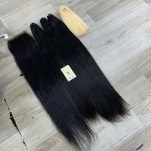 Extensiones de Cabello Humano Vietnamita Natural Negro al por Mayor, Doble Trama, Tejido a Máquina, Cortinas - Product Image 6