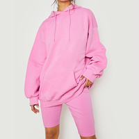 Ensemble de shorts décontractés en toile pour femmes, 2 pièces, pantalon de jogging assorti, respirant, 100% coton, service OEM