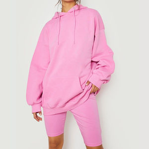 Ensemble de 2 pièces pour femmes, sweat à capuche et short, ensembles assortis, ensemble de jogging pour femmes au prix le plus bas, respirant, prix avantageux, OEM - Product Image 6