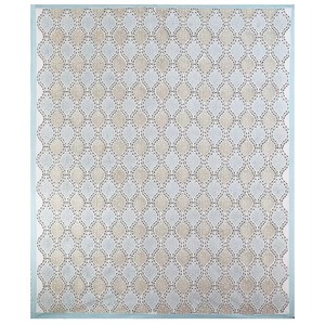 Parure de lit en coton blanc à motifs floraux imprimés à la main, style indien traditionnel, pour lits Queen et King, style bohème, avec taies d'oreiller faites à la main - Product Image 3