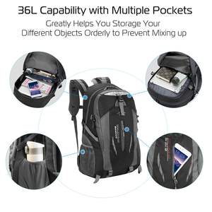 36L Outdoor Waterproof <b>Backpack</b> Travel Daypack Knapsack for Hiking - Product Image 4