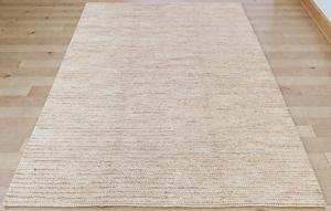 Alfombra Moderna Abstracta de Lana Hecha a Mano, Tejido Texturizado, Ecológica, de Pelo Corto para Sala de Estar y Dormitorio - Product Image 4