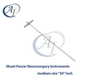 High Quality AISLING INTERNATIONAL AI-NSS-06 Stainless Steel 3-Piece Shunt Passer Set Manual <b>Neurosurgery</b> <b>Instruments</b> CE - Product Image 5
