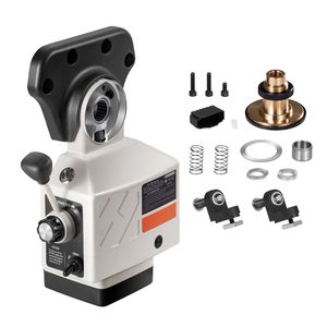 Fresadora de alimentación por eje X con par de 150 lb, velocidad de rotación ajustable de 0-200 RPM, alimentación de mesa de 120 V, fresadoras manuales - Product Image 4