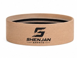 Bande de Résistance Élastique Personnalisable en Tissu Polyester Antidérapante et Durable pour Fitness et Musculation des Fessiers, avec Logo Personnalisé - Product Image 3