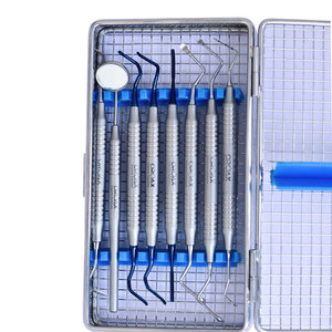 Ensemble d'instruments de tunnelisation Meuri Perio de qualité supérieure, en acier inoxydable de qualité chirurgicale, instruments dentaires pour tissus mous, certifiés CE - Product Image 1