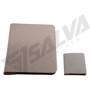 Funda para Portátil de Cuero Genuino con Compartimento Interior, Cierre de Botón, Diseño Minimalista, Forro de Lona Unisex, Funda Protectora - Product Image 4