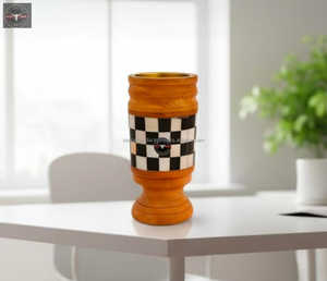 Brûleur d'encens religieux en époxy et bois arabe élégant avec diffuseur d'aromathérapie de parfum Rose Oud fait à la main décor de bureau à domicile - Product Image 6