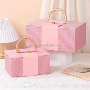 Petites boîtes cadeaux en carton ondulé rigide épaissi et recyclable, personnalisables avec logo, emballage d'expédition coloré avec doublure en mousse - Product Image 2