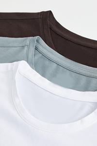 T-shirt homme à manches longues 100% coton, coupe oversize, grammage lourd 350 GSM, gris uni, respirant, épaules tombantes, style streetwear - Product Image 5