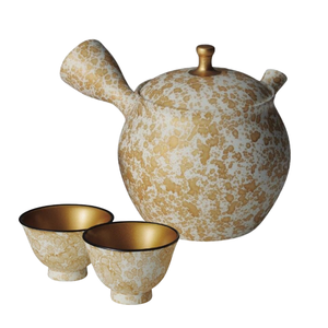 Luxury Yamaki Ikai Y-16 Handmade Eco-Friendly Japanese Traditional Tokoname-yaki Kyusu <b>Teapot</b> & Cup Coffee & Tea <b>Set</b> - Product Image 1