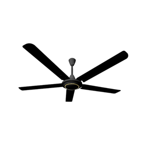 Ventilador de techo AURA negro y blanco listo para enviar Metal OEM Air 56 pulgadas Motor de cobre completo Cuchillas de aluminio 100 pulgadas de TLC - Product Image 1