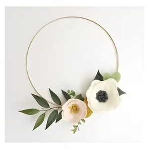 Durable Quality Mew Metal Wreath Wall Hanging Home Livingroom Indoor Door <b>Decoration</b> Christmas <b>Decoration</b> Wreath Garland - Product Image 6