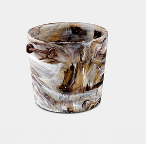 Seau à glace en résine rond, bac à boissons fait main, étanche, anti-fuite, accessoires de bar, refroidisseur à vin, capacité 3L pour fêtes, maison, hôtel - Product Image 2