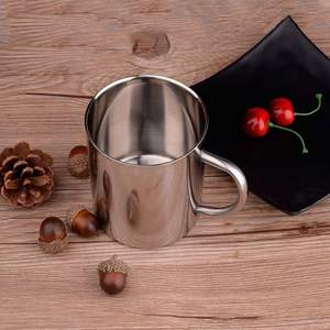Juego de tazas grandes de té y café de doble pared de acero inoxidable para bebidas frías y calientes - Product Image 5