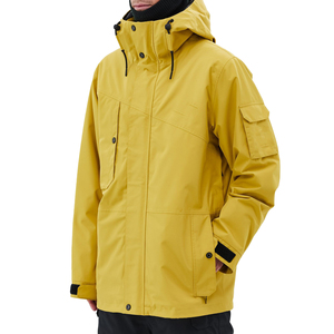 <b>Men</b> Ski Snowboard <b>Jacket</b> Waterproof <b>Warm</b> Insulated Windproof Breathable Winter Outdoor Coat Adjustable Hood Custom OEM Factory - Product Image 4