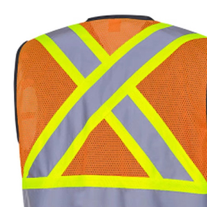 Wholesale High Visibility <b>Security</b> Reflective Safety Vest With Pocket Made in Best Material - Product Image 3