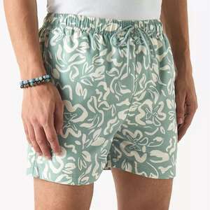 Shorts de bain unis pour hommes, style 2026, dernière collection, tendance urbaine, faciles à porter, séchage rapide, 100% polyester, nouveau design, prix de gros - Product Image 1