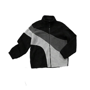 2026 OEM Custom <b>Men's</b> Stand Collar Polar Fleece Bomber <b>Jacket</b> Warm <b>Sherpa</b> Coat Zipper Style <b>Jacket</b> - Product Image 1