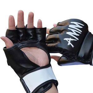 Guantes de Sparring Resistentes para Artes Marciales Mixtas, Guantes de Combate de Medio Dedo para Adultos - Product Image 2