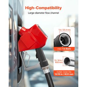 Ugello Digitale per Carburante da 1 Pollice con Girevole, Portata Massima 12.6 GPM, Ugello Pompa Diesel/Gas con Spegnimento Automatico, 3/16 (OD=20mm) - Product Image 2