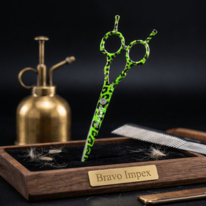 Professional Salon <b>Barber</b> Scissors Stainless Steel Hair Cutting Shears Razor Sharp Blade Comfortable Grip Tool High Hardness <b>Set</b> - Product Image 1