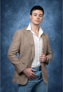 2.4*3m/8x10ft Classic Textured Dark <strong>Blue</strong> Abstract Backdrops Portrait Professional <strong>Backgrounds</strong> <strong>Retro</strong> Backdrop - Product Image 2