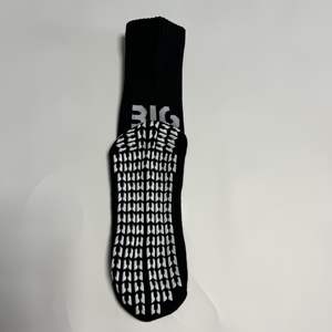 Chaussettes de sport tricotées mi-mollet en coton, polyester et élasthanne, durables, respirantes, jacquard sportif, logo personnalisé, antidérapantes - Product Image 4