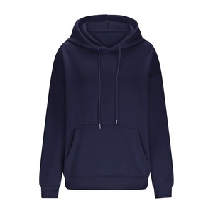 Sweat à capuche oversize personnalisé pour femme, style décontracté, uni, en molleton 100 % coton 320 g/m², collection 2026 - Product Image 6