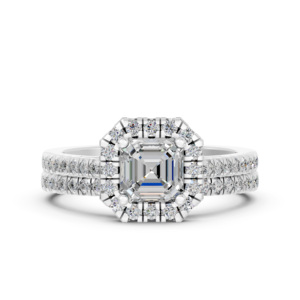 Anillo de Plata 925 con Diamante de Laboratorio para Mujer, Certificado IGI, RJC, ODM, OEM, Fabricante de Joyería Fina Ética, Venta al Por Mayor E201012_WB300884 - Product Image 2