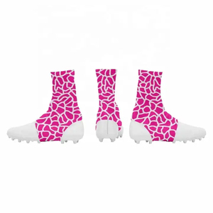 Couvre-chaussures de football personnalisés avec ruban rose pour la sensibilisation au cancer du sein, style américain, pour crampons de football - Product Image 5