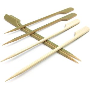Spiedini in bambù da 10 pollici per cucina e barbecue, accessori per snack e kebab, spiedini in legno con diverse opzioni di dimensioni - Product Image 3