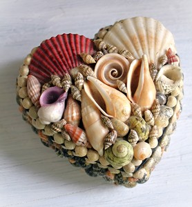 Boîte à bijoux au design coquillage, très vendue, boîtes de rangement en coquillages naturels, organiseurs de décoration côtière - Product Image 4