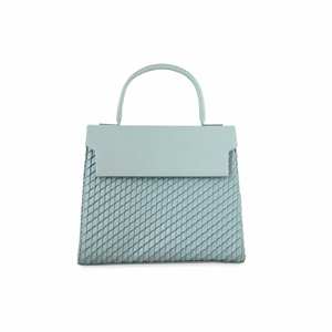 Aqua Green Casual P55690 Bolso de hombro Accesorio de compras con estilo - Product Image 3