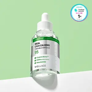 WELLAGE 50mL Real Cica Calming 95 Trouble Ampoule Bonne Qualité Facial Essence - Product Image 1