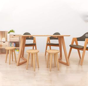 Wholesale Traditional Rustic Eco-Friendly Wooden Home <b>Stools</b> and Ottomans Home Decor Chair Vietnam Factory - Product Image 4