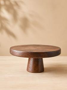 Présentoir à gâteaux en bois naturel en gros, support de dessert rustique, centre de table pour fêtes et mariages - Product Image 4