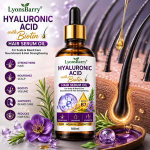 Suero Capilar con Ácido Hialurónico y Biotina LyonsBarry para el Cuidado del Cuero Cabelludo y la Barba, Fortalecimiento y Volumen del Cabello, 100 ml - Product Image 3