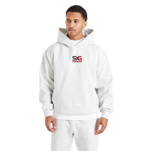 Sudadera con Capucha Gris Jaspeado para Hombre, Sudadera con Capucha de Manga Larga, Informal, para Invierno, Estilo Urbano - Product Image 1