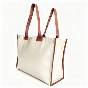 Spacious Reusable Thick <b>Canvas</b> <b>Tote</b> Bag Base Premium Fabric Design Hook Loop Closure Amana Textiles for Wholesale Bulk Orders - Product Image 6