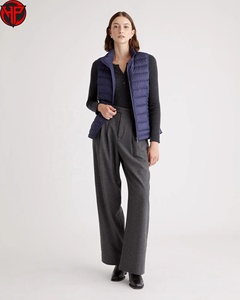 <b>Women</b> <b>Down</b> Alternative Puffer <b>Vest</b> Quilted Sleeveless Waistcoat Stand Collar Zip Front for Casual Travel - Product Image 3