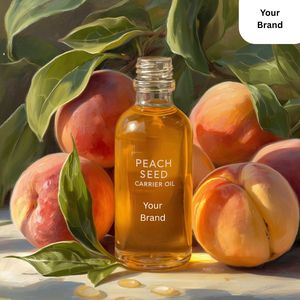 Huile Essentielle de Pépins de Pêche 100% Pure Pressée à Froid Qualité Alimentaire Certifiée MSDS GMP ISO 9001 OEM Prunus Persica pour Soins de la Peau - Product Image 2