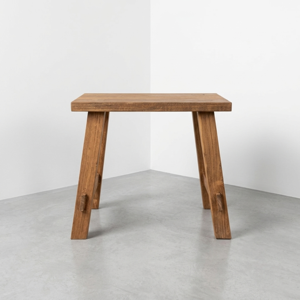 Reclaimed Teak <b>Wood</b> <b>Stool</b> Rustic Living Room Side Table Small Wooden Bench Vintage Accent Footstool for Home Decor Wholesale - Product Image 2