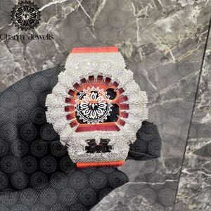 Montre mécanique analogique de luxe pour homme Charm Jewells, boîtier en acier inoxydable, design lumineux et tendance, 40 mm, étanche 10 bars, automatique - Product Image 1