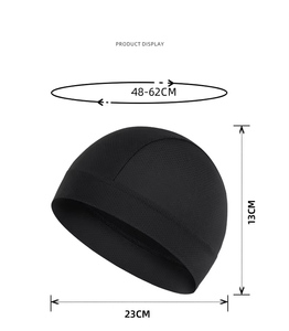 Gorro Deportivo de Alta Calidad con Logotipo Personalizado, Forro de Seda de Hielo, Transpirable, Absorbente de Humedad, para Ciclismo, Running - Product Image 3