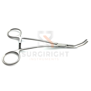 Pince d'occlusion tangentielle atraumatique DeBakey Satinsky à double angle pour veine cava, instrument chirurgical pour la chirurgie générale - Product Image 3